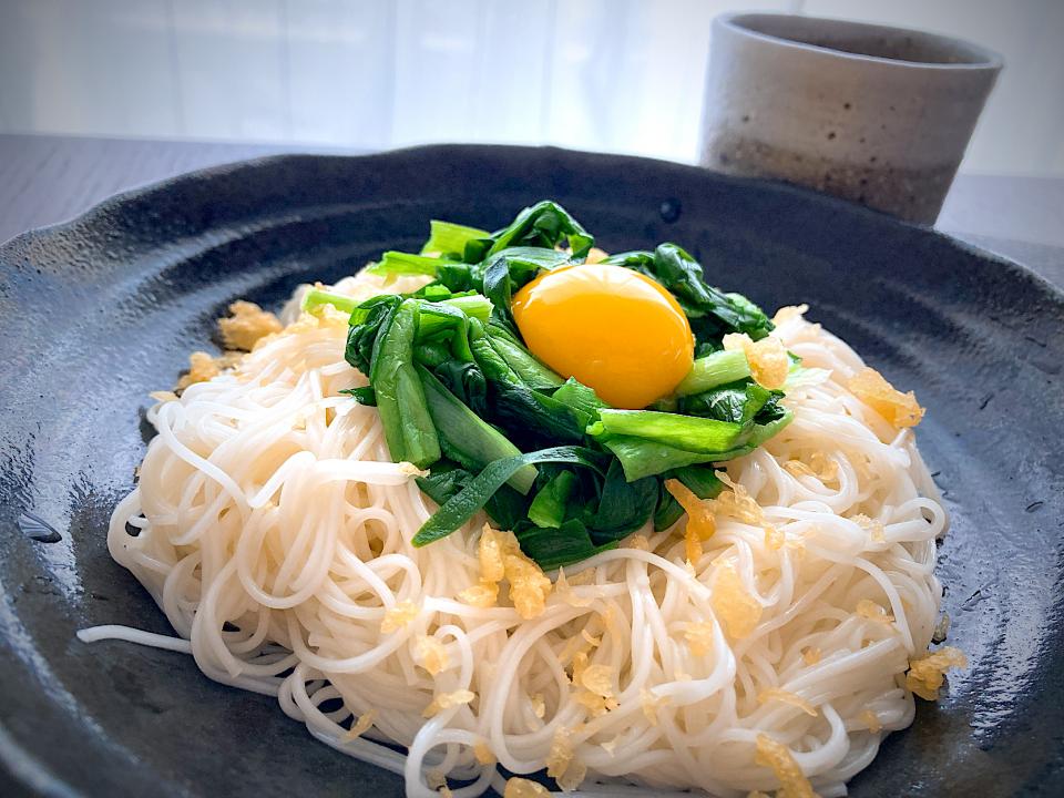 8/4 ニラ素麺